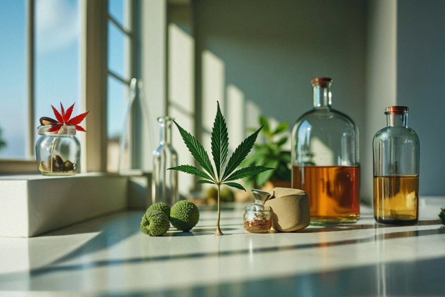 Mulher sorrindo tranquila ao ar livre